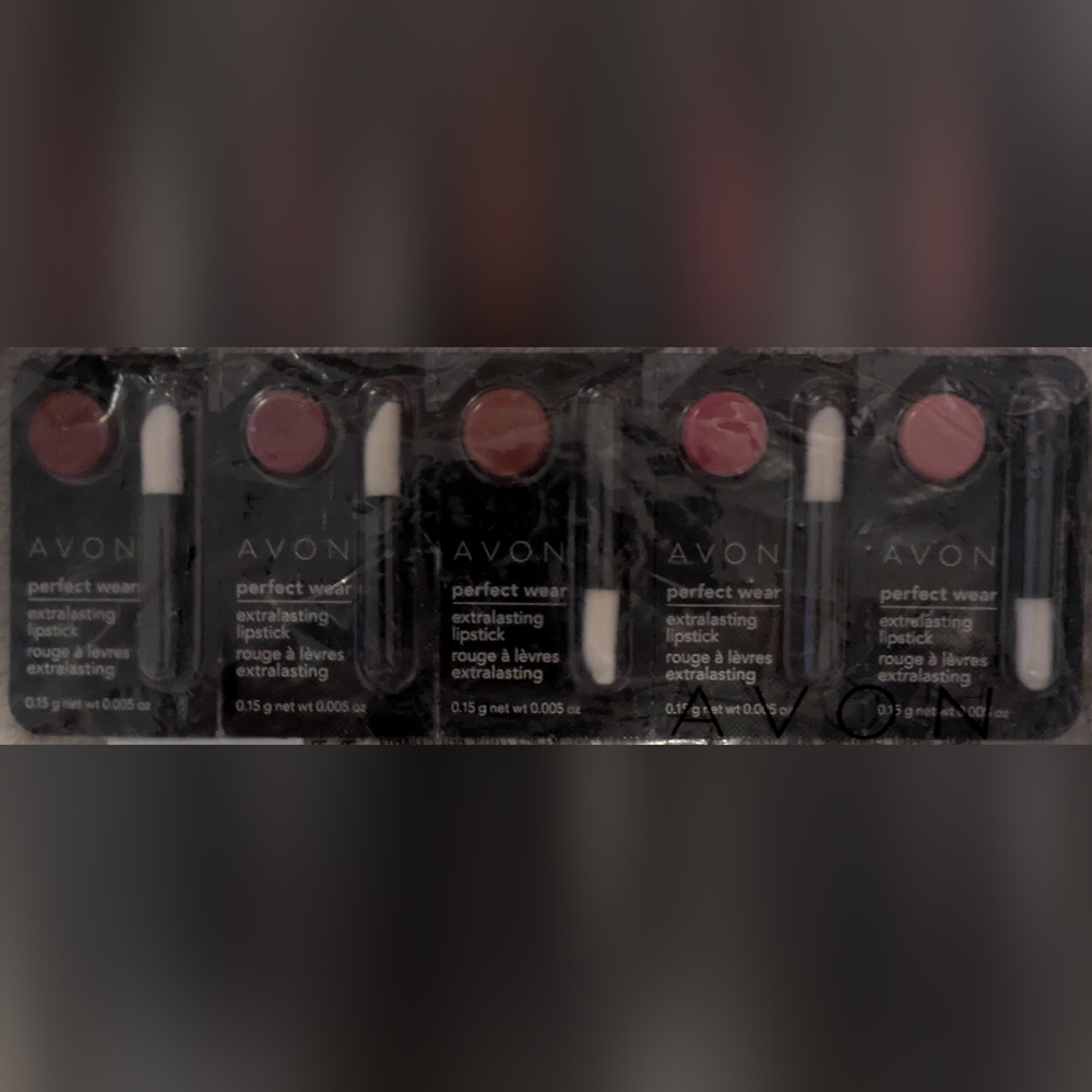 Avon Perfect Wear Lipstick Collection - Bold Red and Soft Pink
